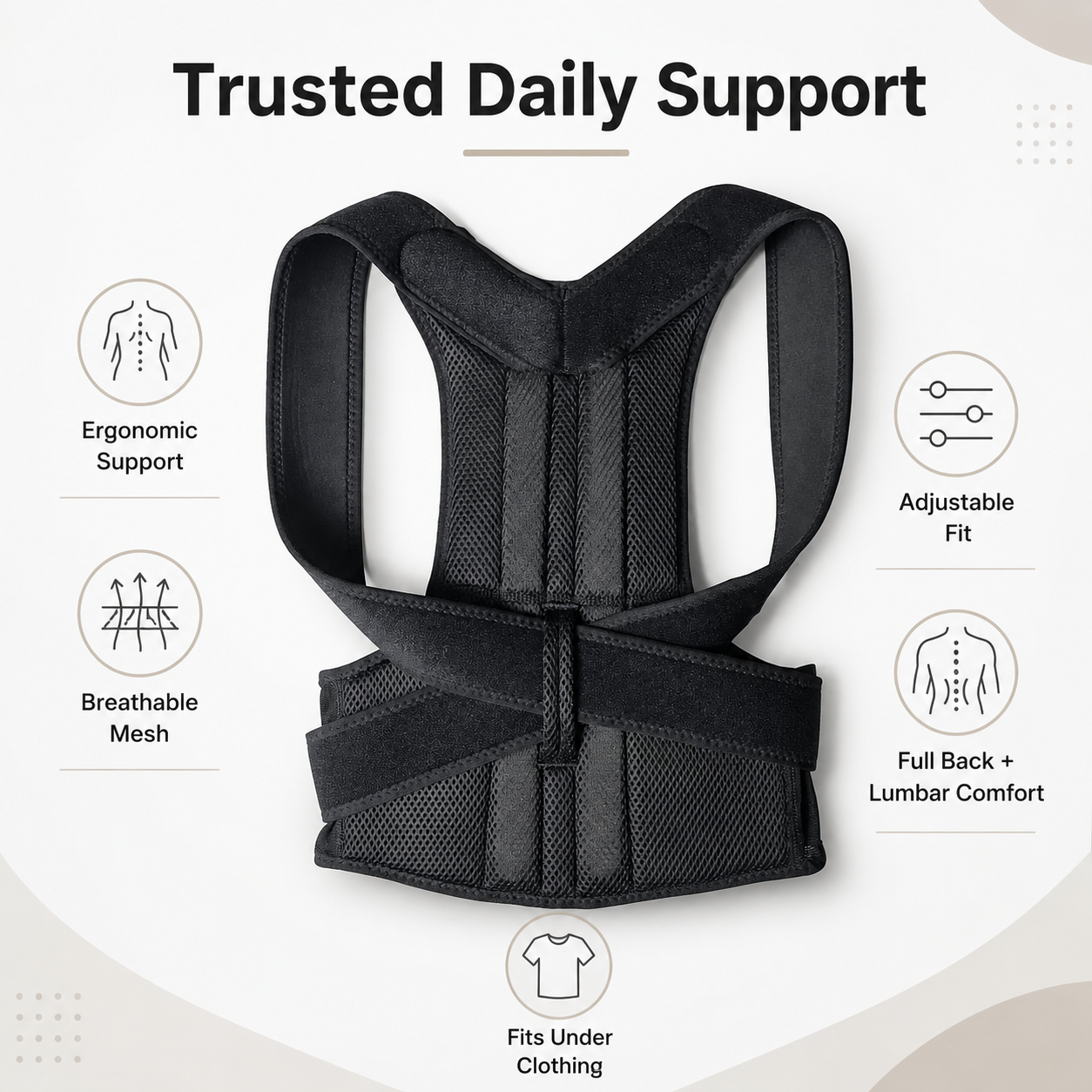 COMFY-BRACE | Posture Tee
