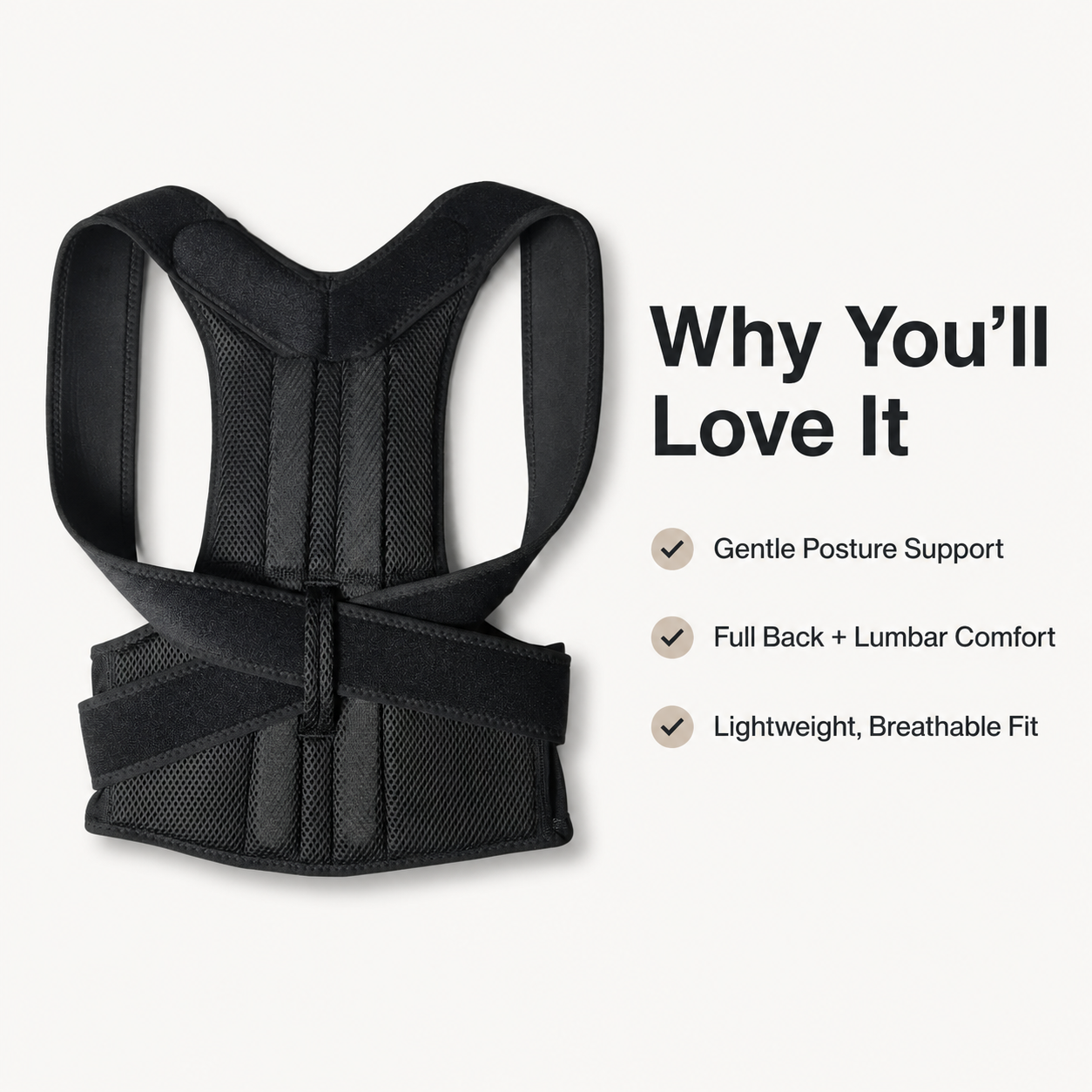 COMFY-BRACE | Posture Tee